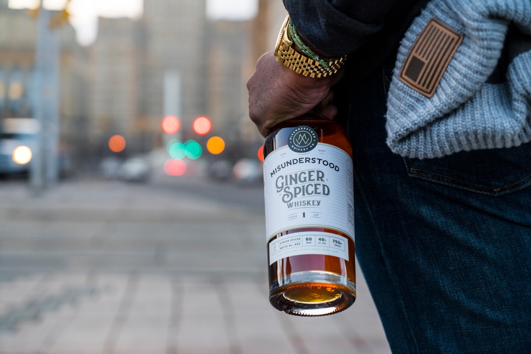 Photo whiskey bottle
