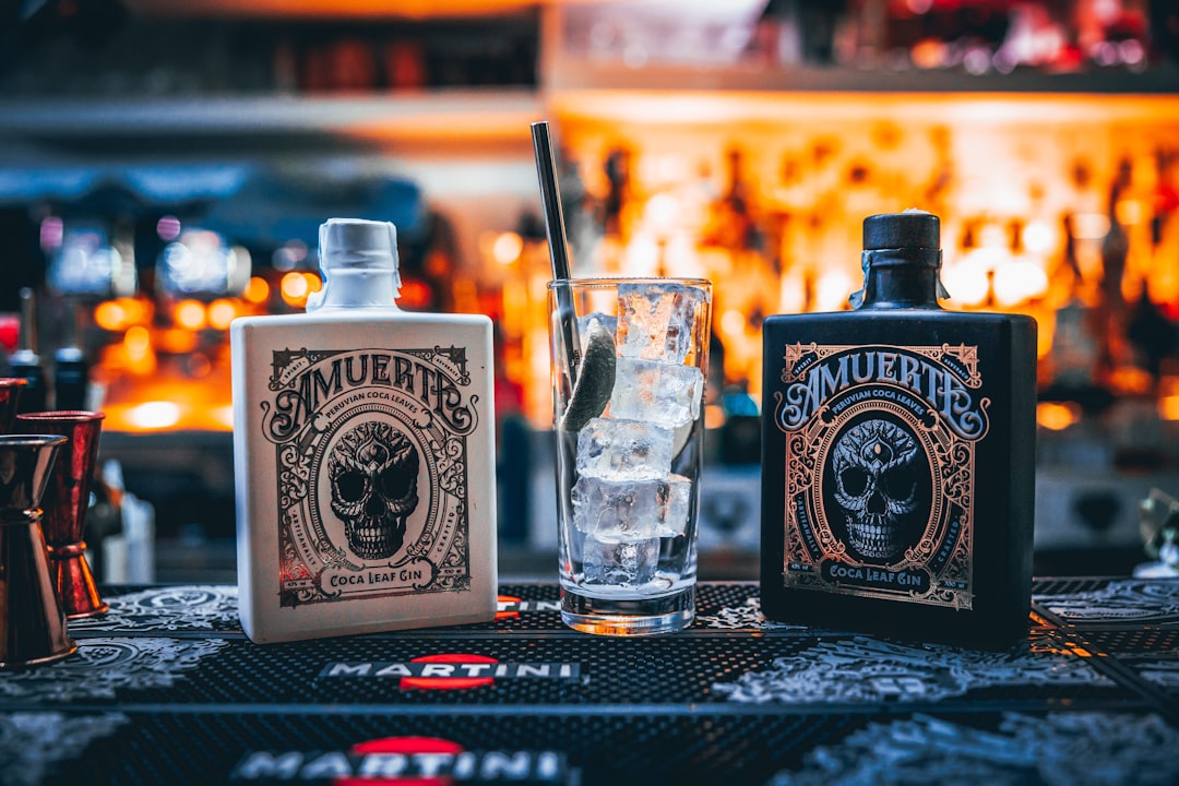 Photo gin bottle